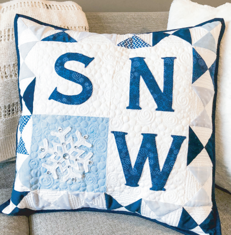 winter pillow pattern 