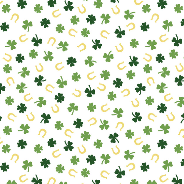 lucky shamrock pattern