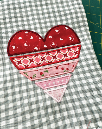 Heart Array Applique 