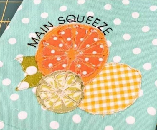 Main Squeeze Embroidery Design 