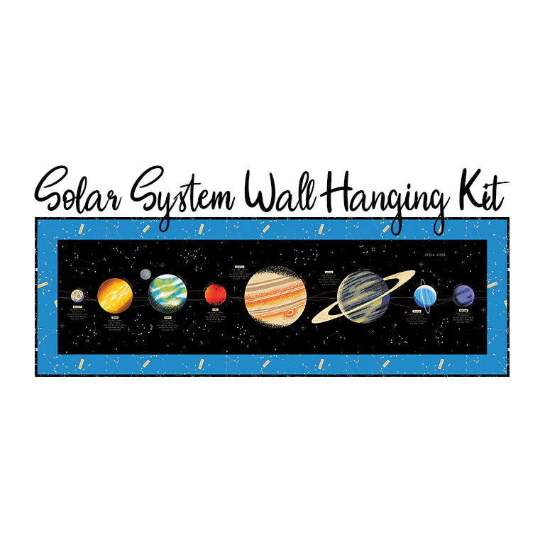 Solar System Wallhanging  16"x 47.5"