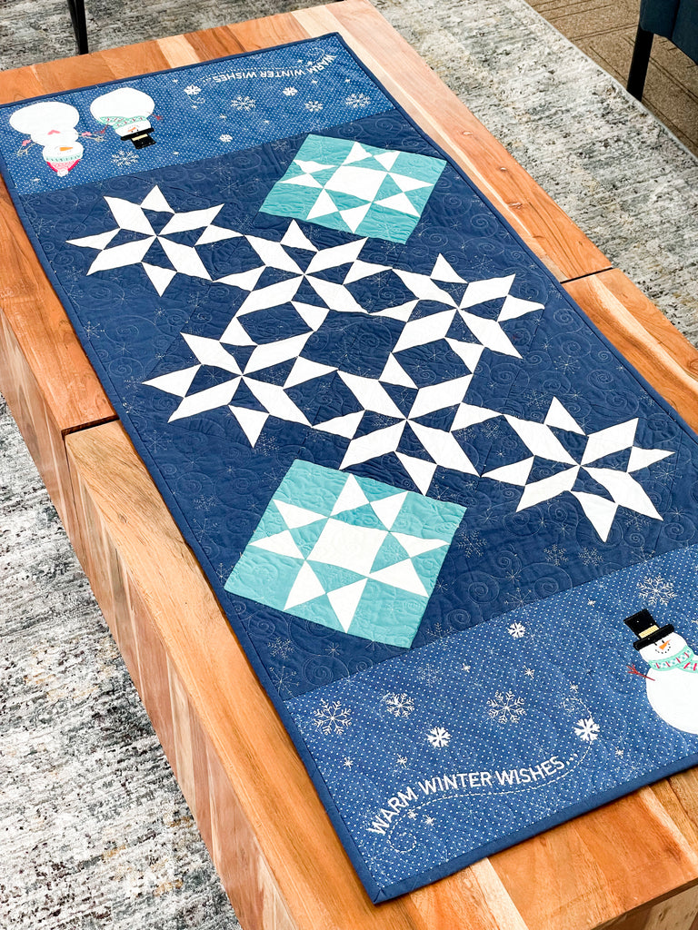 Warm Winter Wishes Table Runner: Sewing Version