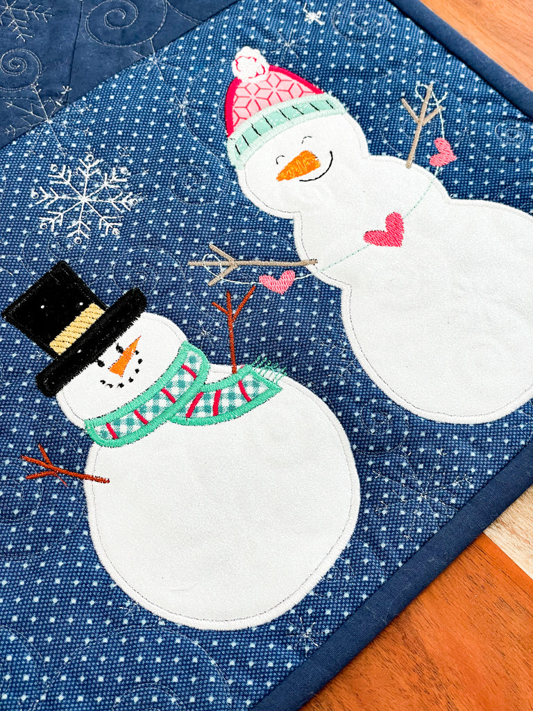 Warm Winter Wishes Table Runner: Sewing Version 