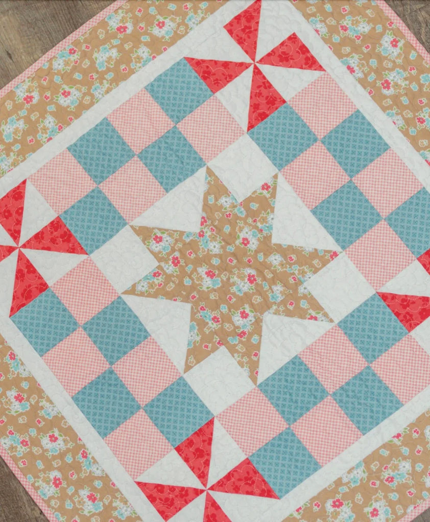 Whirling Star Table Topper Pattern (Downloadable Pattern)