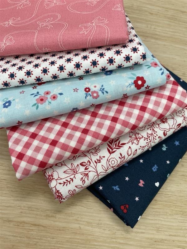 Star Spangled Beauty 1/2 Yard Bundle (6)