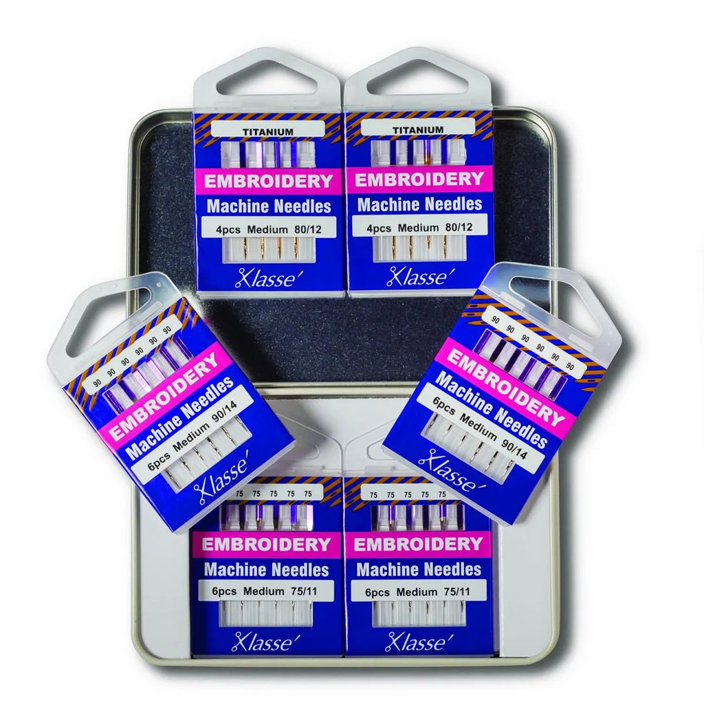 6PC Embroidery Needle Variety Tin 