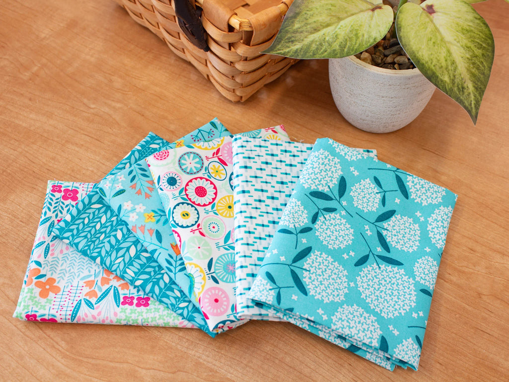 Blooming Color FQ Bundle-Blue (6)