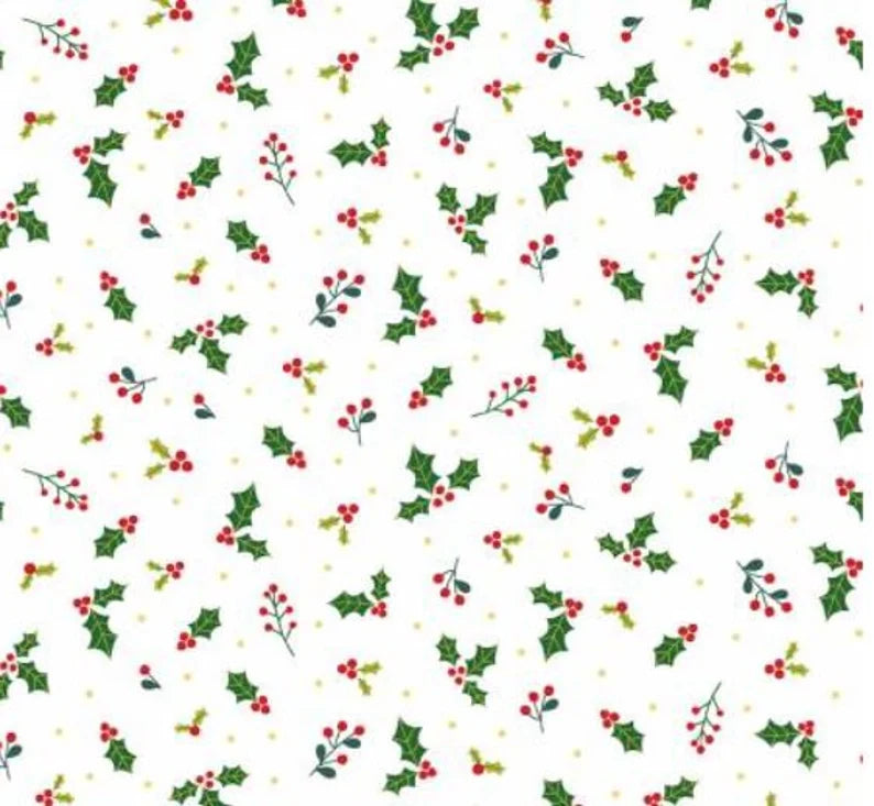 Kimberbell Celebration Holly 3 yd Cut