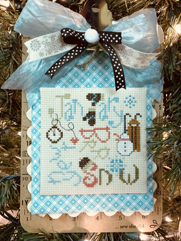 Pine Mountain Designs - January Typography and Floss