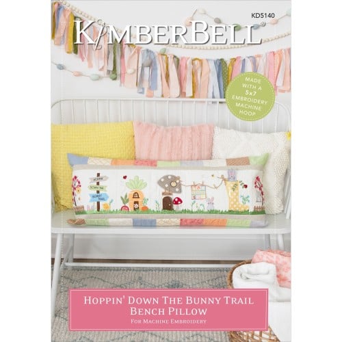 Kimberbell Hoppin' Down the Bunny Trail Bench Pillow CD