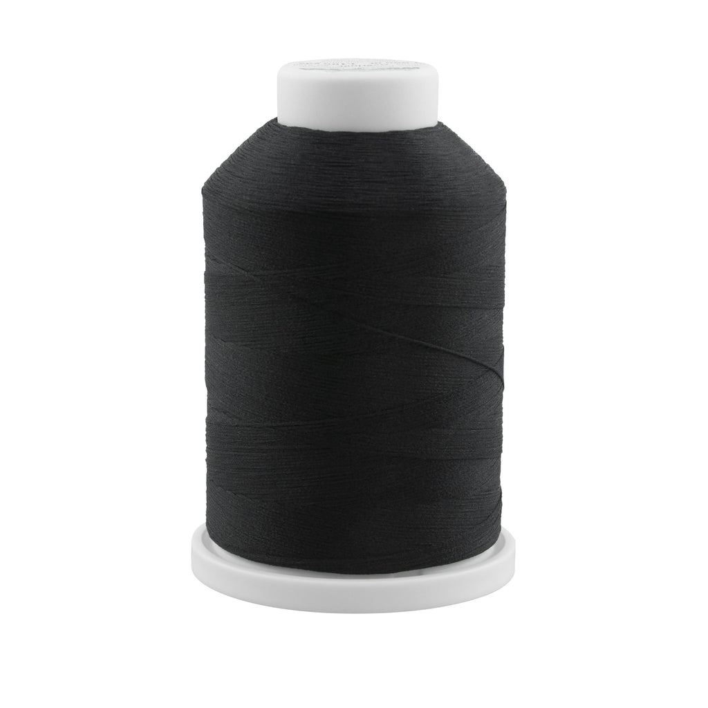 Aeroflock Serger Thread, Black 8000