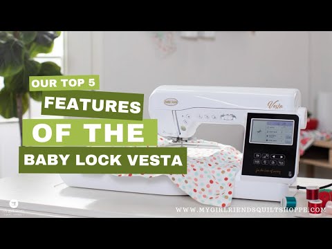 Baby Lock Vesta Sewing and Embroidery Machine video