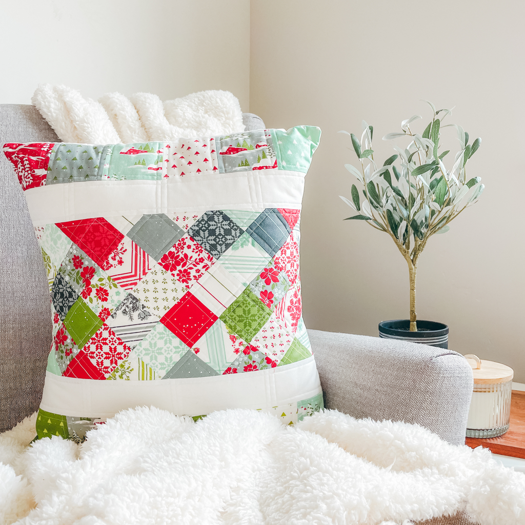 winter pillow pattern 