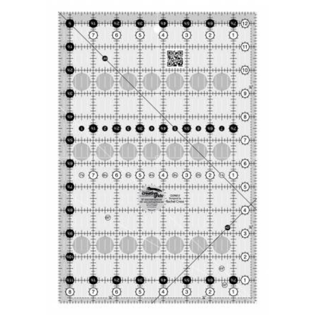 Creative grids 8.5" x 12.5" ruler