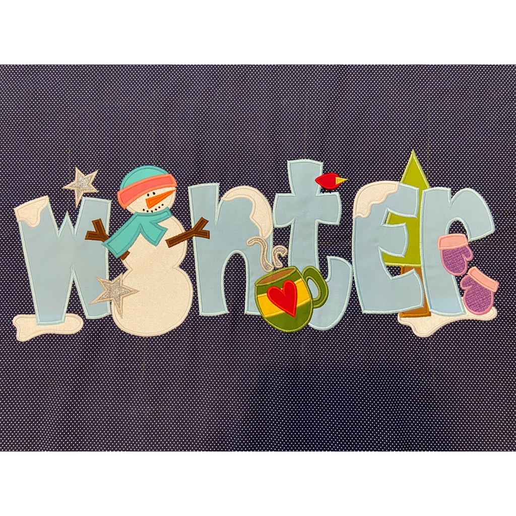 Winter Wonder Appliques Machine Embroidery Version 