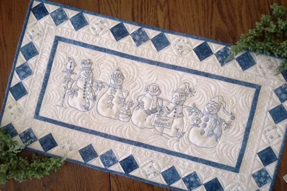 Snow Happens! Table Runner 