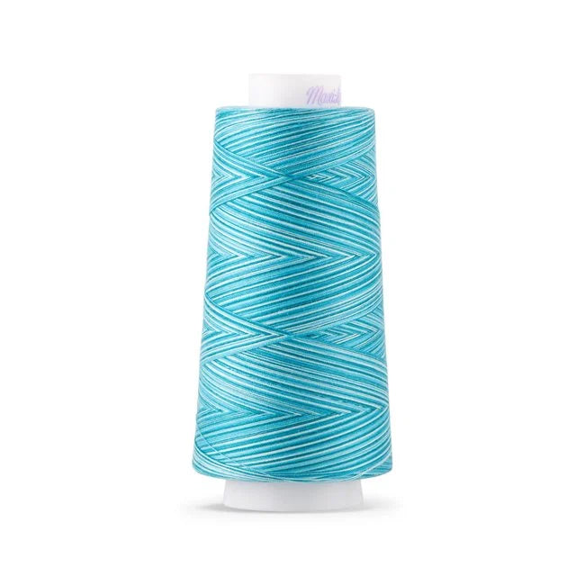 Maxi-Lock Swirls Serger Thread 3,000 yds - Blue Water Ice