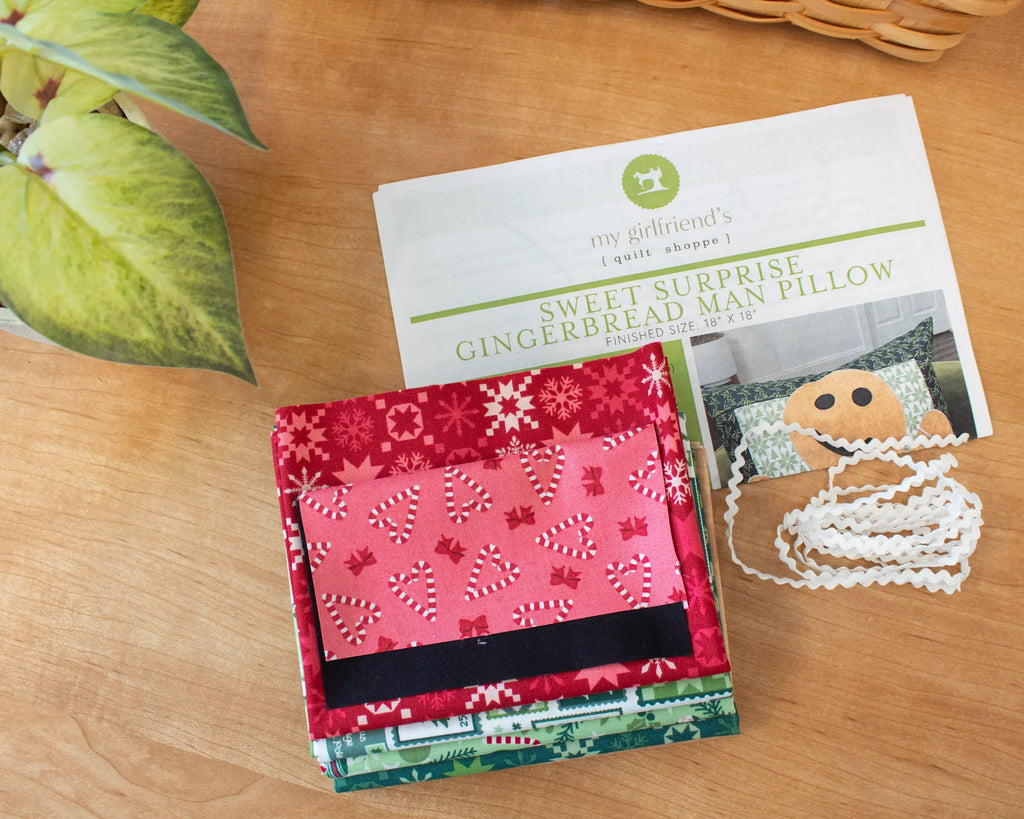 Sweet Surprise Gingerbread Pillow Kit bundle