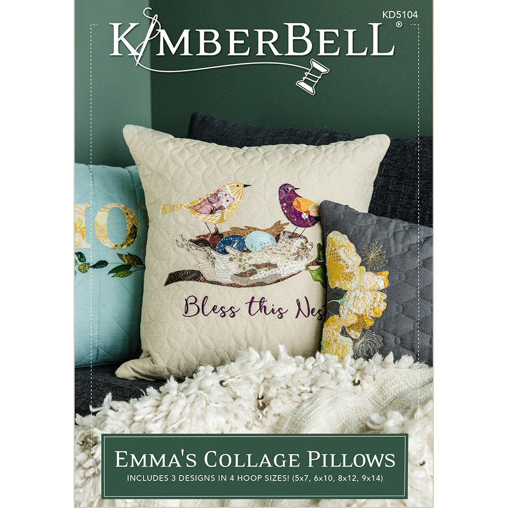 Kimberbell Emma's collage pillows CD