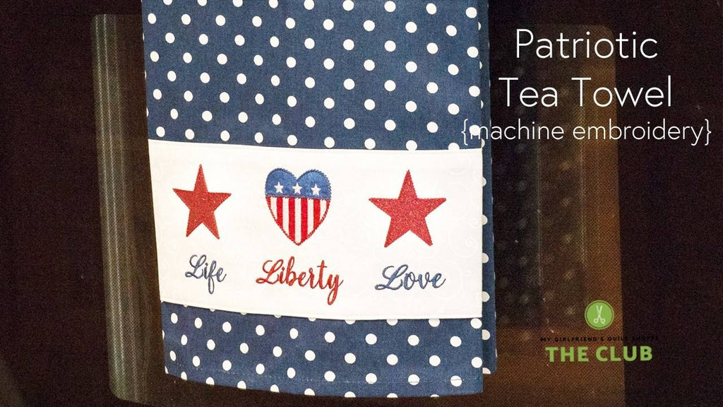 Patriotic Tea Towel 