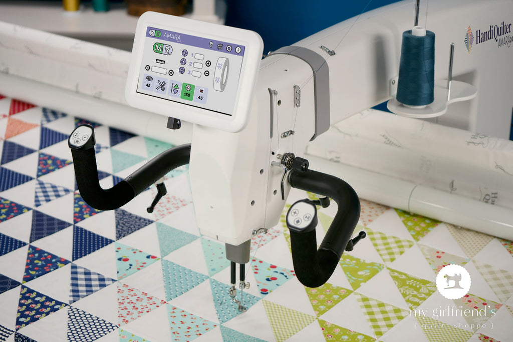 Handi Quilter Amara 24 Longarm Machine with Pro-Stitcher Premium on Gallery2 10-Foot Frame 