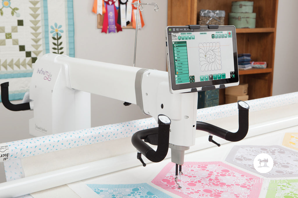 Handi Quilter Infinity 26 Longarm Machine with Pro-Stitcher Premium on Gallery2 12-Foot Frame