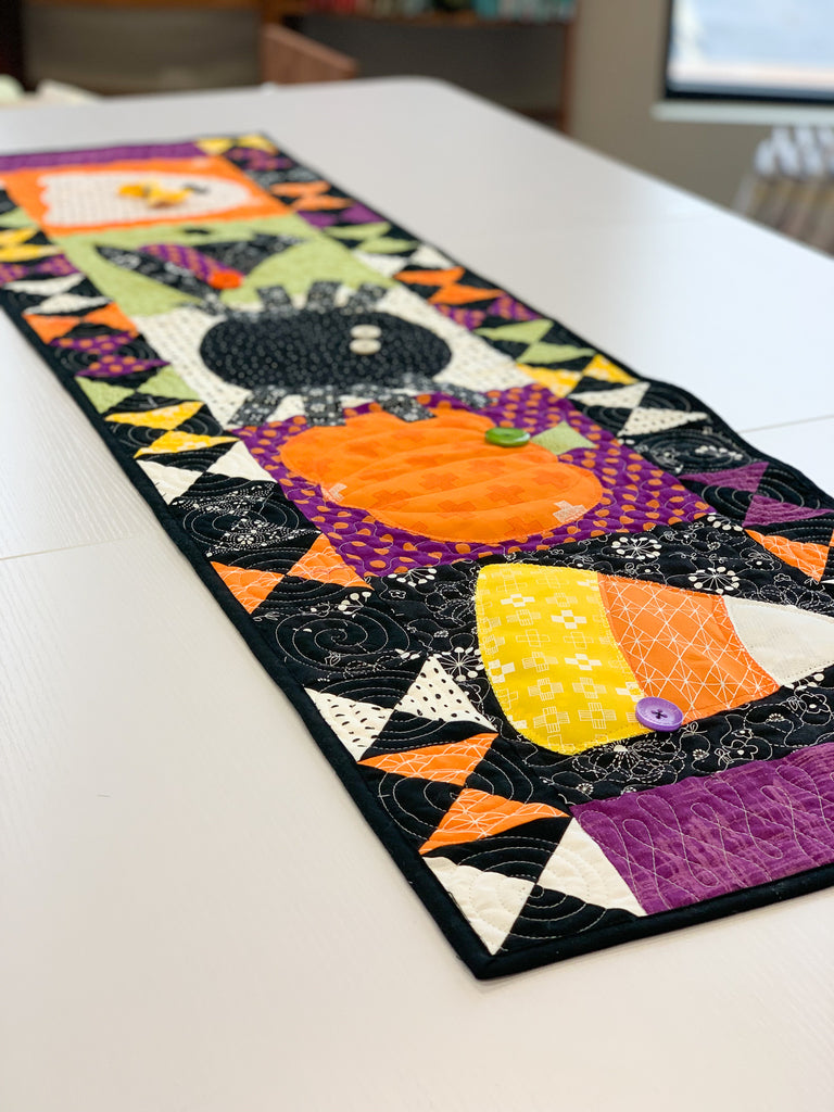 Halloween Around the Block Table Runner 