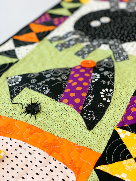 Halloween Around the Block Table Runner 