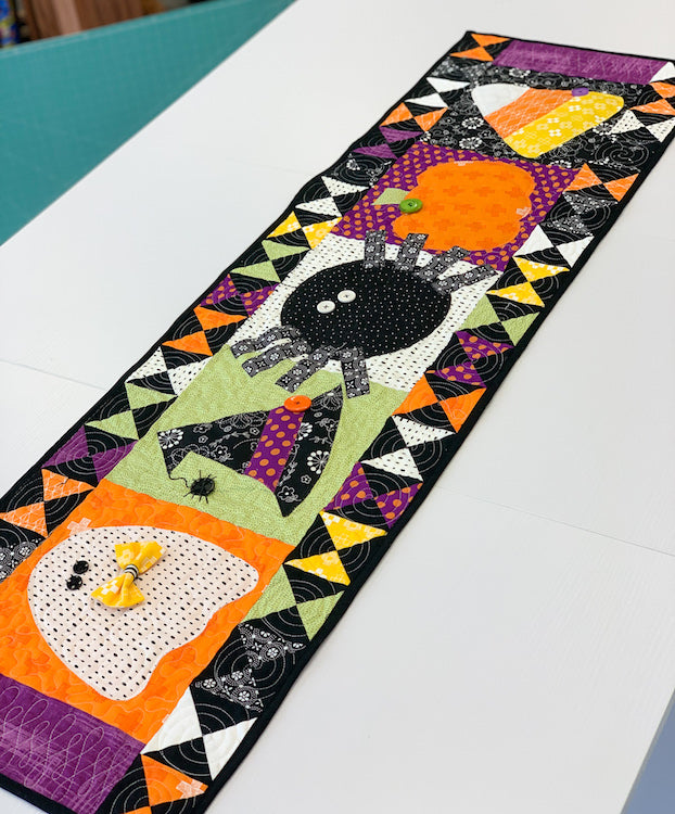 Halloween Around the Block Table Runner 