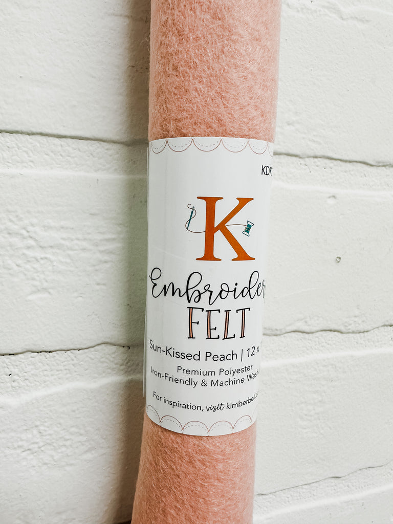 Kimberbell Embroidery Felt - Sun-Kissed Peach 