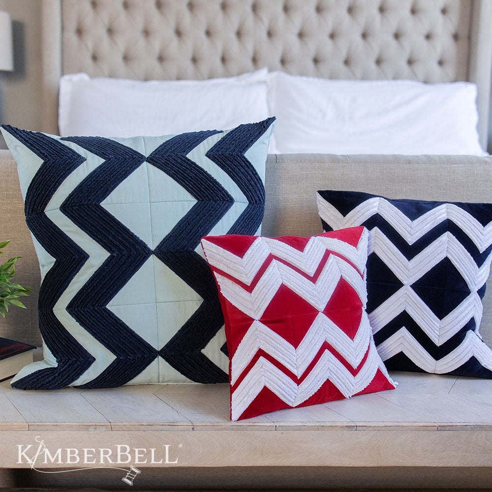 kimberbell annika's throw pillows