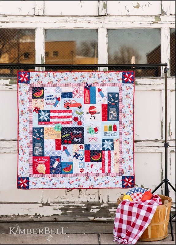 Kimberbell Red, White & Bloom Quilt 