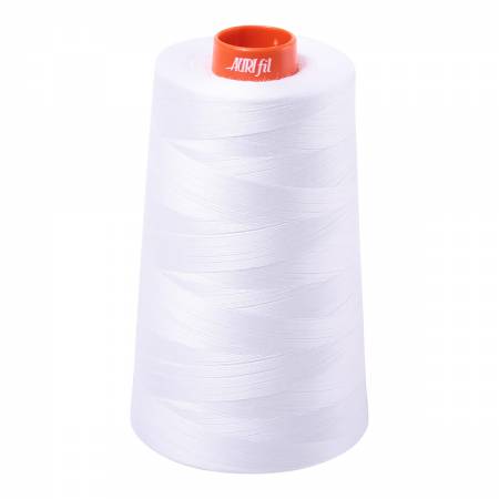 Aurifil white Mako thread