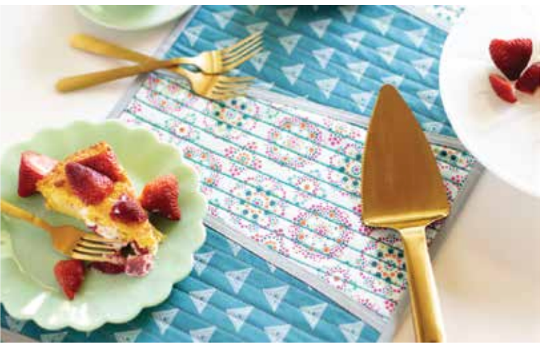 Savvy Serger Modern Table Runner 