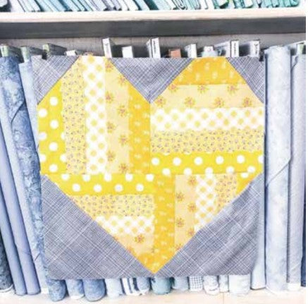 Scrappy Hearts Block 