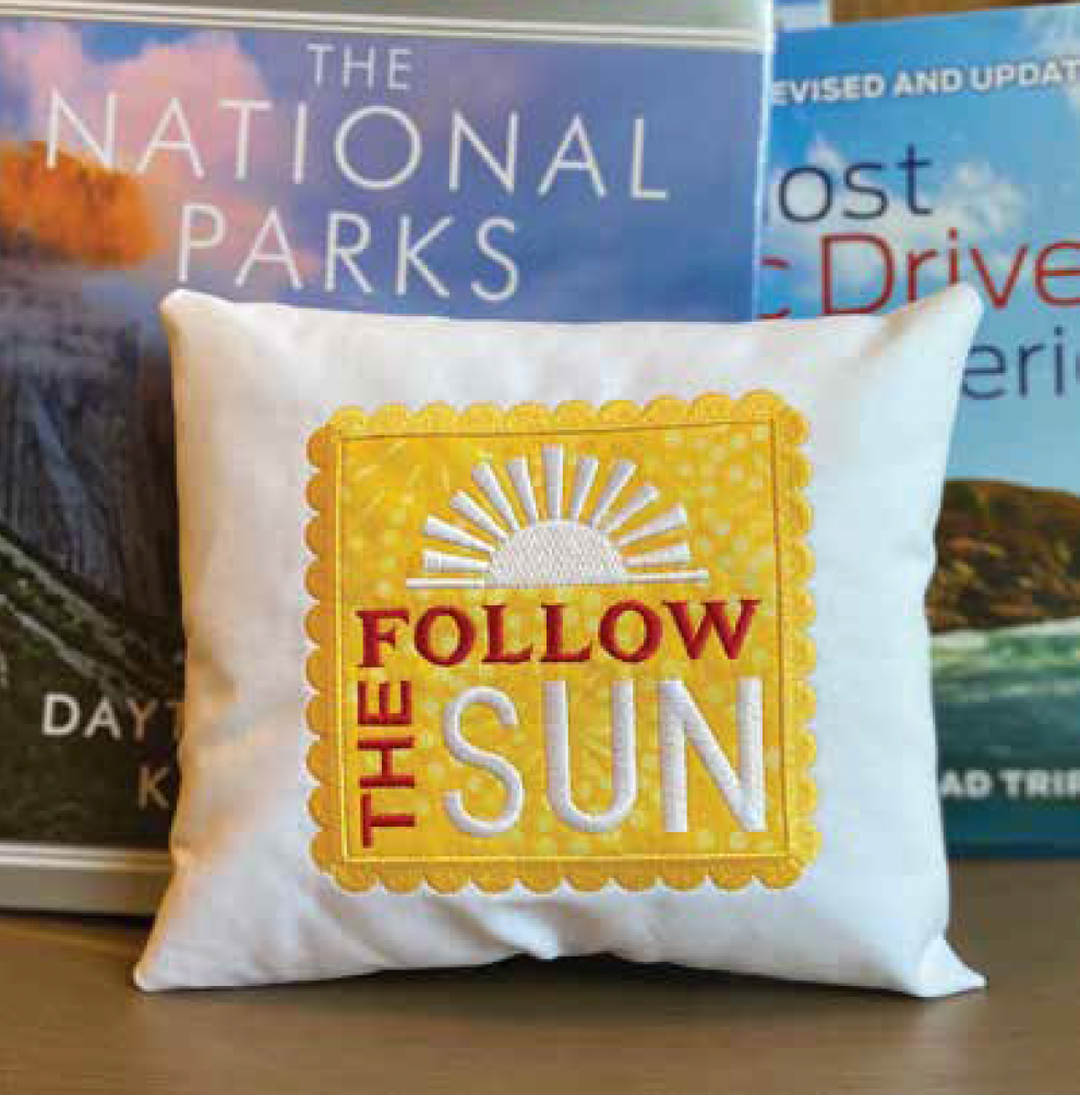 Follow the Sun Pillow 