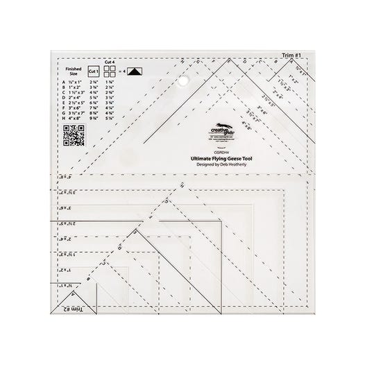 Creative Grids Ultimate Flying Geese Ruler 