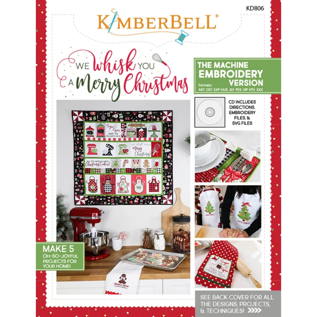 Kimberbell We Whisk You a Merry Christmas - Embroidery Version CD